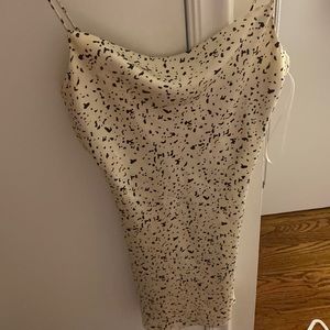 Cotton candy LA mini polka dot dress